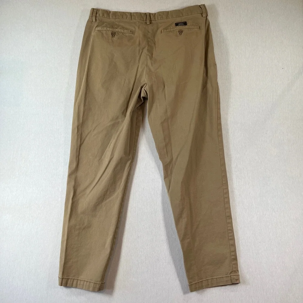 Banana Republic Pants Men 36x32 (Fit 36x29) Lived-In Chino Athletic Fit Khaki